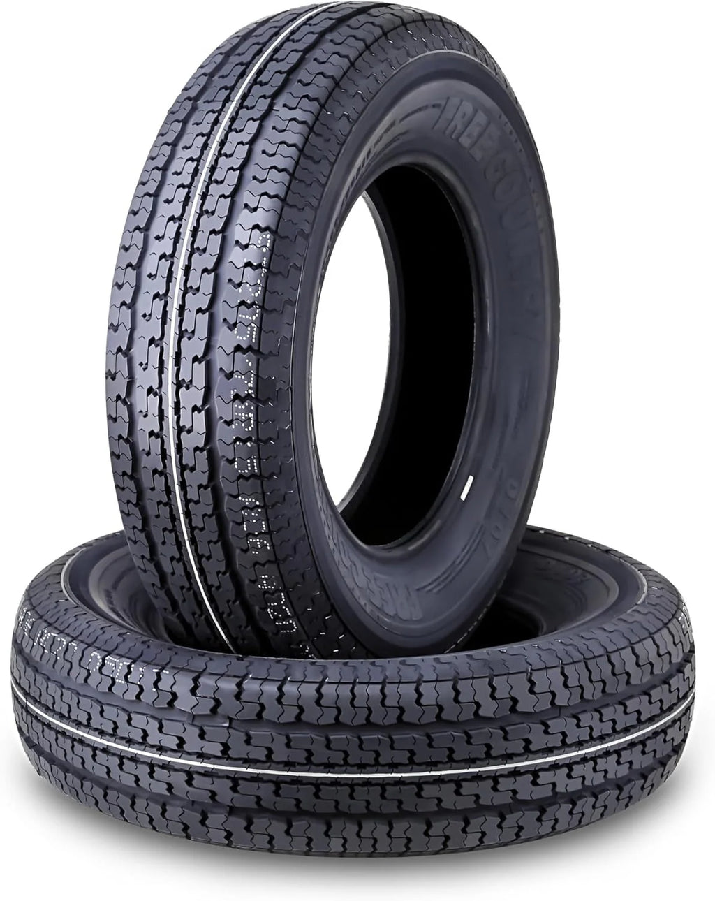 2026 NewSet of 4 heavy-duty trailer tires ST205/75R15 205 75 15 10-ply, load class E, steel-belted radial tires with abrasion protection