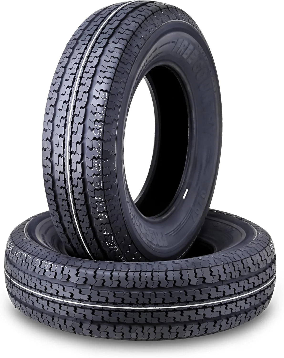 2026 NewSet of 4 heavy-duty trailer tires ST205/75R15 205 75 15 10-ply, load class E, steel-belted radial tires with abrasion protection