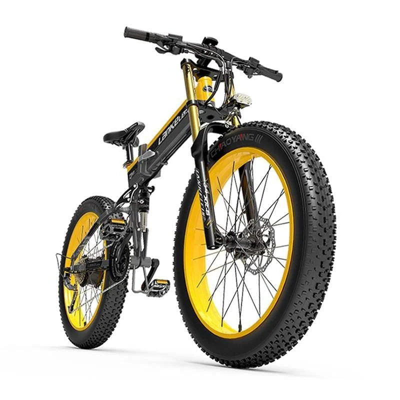 2026 NewLankeleisi XT750 Plus 1000W 26" Fatbike Dual Crown Fork Foldable E-Mountain Bike 17.5Ah