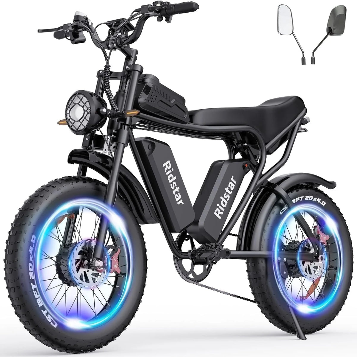 2026 NewElectric bike Q20, 2000W, 52V, 30-180 miles, all-terrain fat bike for adults