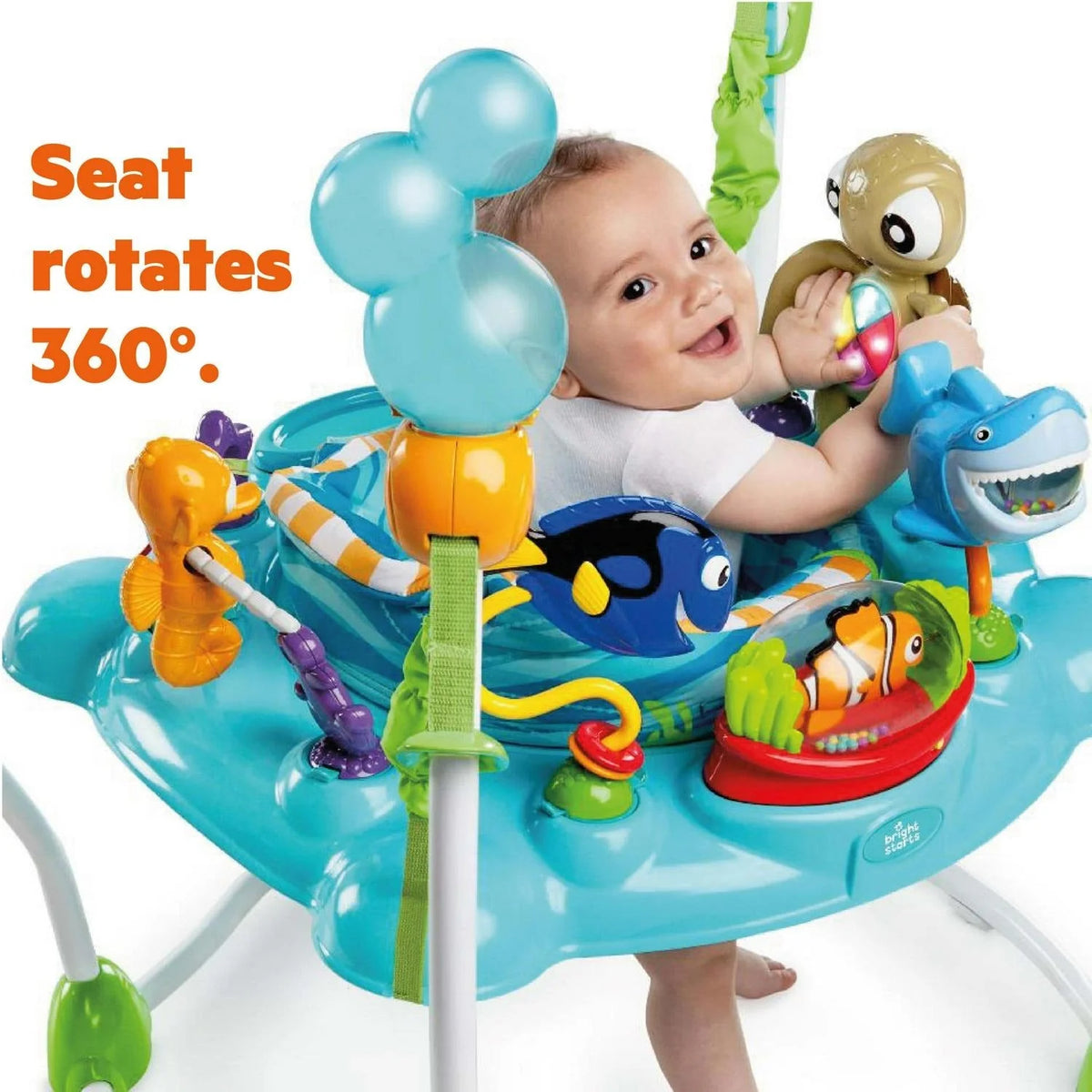 2026 NewBright Starts Baby Finding Nemo Sea of Activities Jumper Infant Entertainer, Unisex