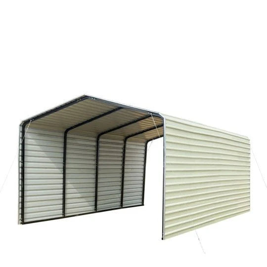 2026 New2025 TMG-CP1220F 12' x 20' All-steel carport with closed side walls