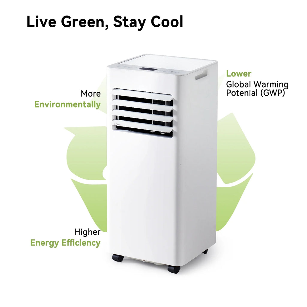 2026 NewBapipro 10,000 BTU Smart Portable AC - WiFi/Remote, 4-in-1 for 300 Sq.Ft, 24H Timer, Window Kit, ??55dB, ETL Certified