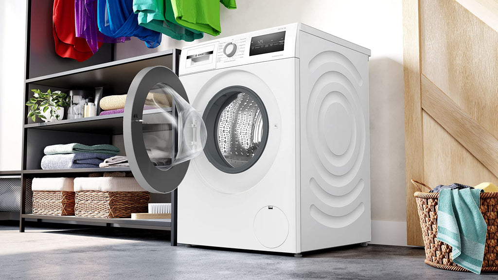 2026 BOSCH WAN28K23 Lavadora Serie 4, carga frontal, capacidad 8 kg, 1400 rpm, EcoSilence Drive: lavado silencioso y eficiente, Hygiene Plus, Speed Perfect, blanco, 60 cm, Edición exclusiva Amazon