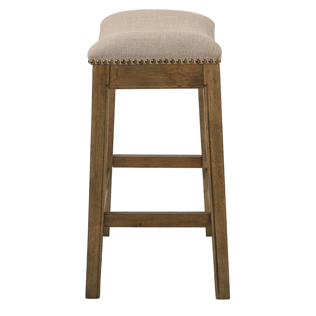 2026 NewNew Ridge Home Goods 26" Saddle Wood Counter Height Stool Weathered Natural