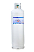 2026 New100-pound steel propane gas cylinder with POL valve (delivered empty)