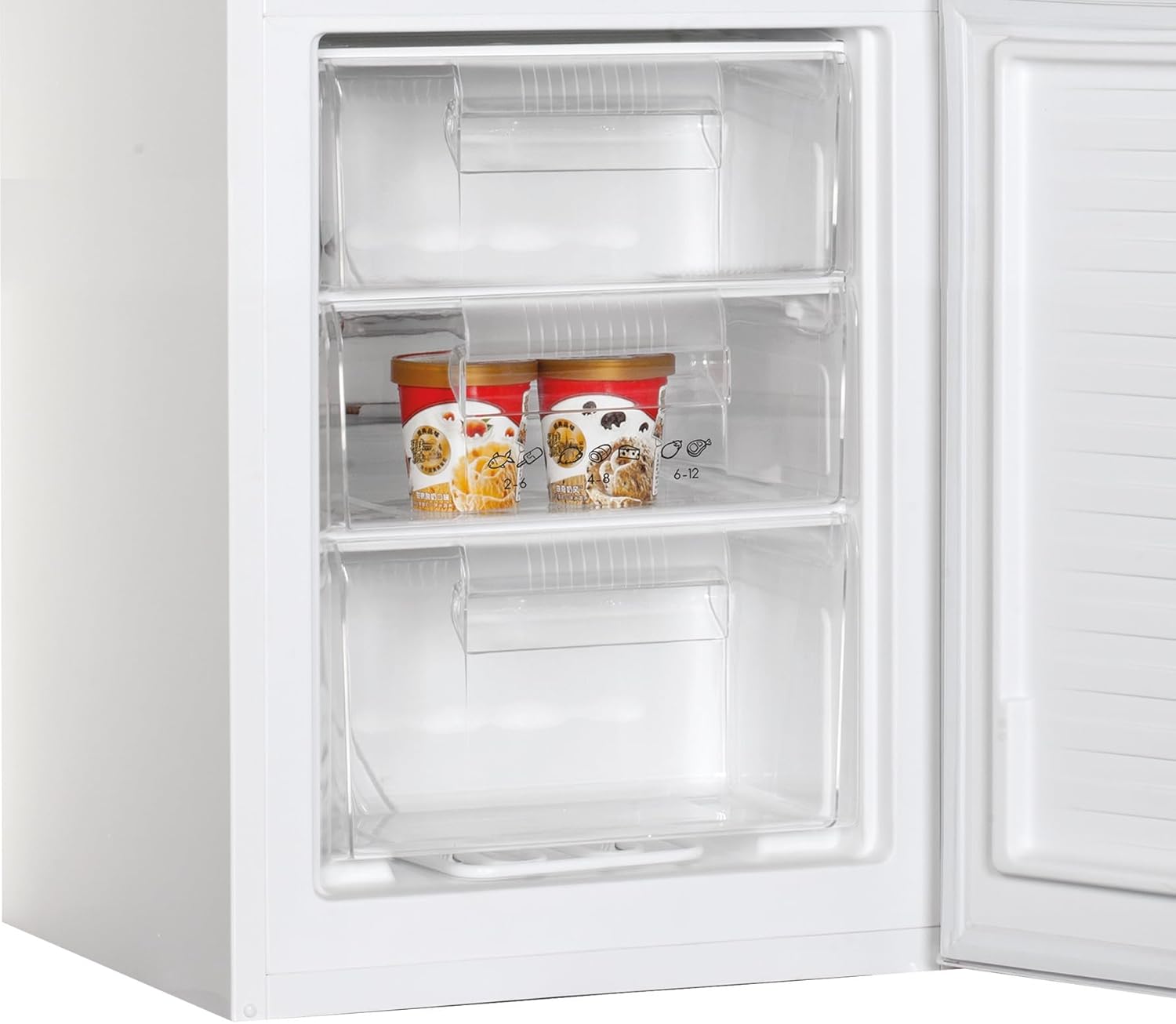 2026 Candy CCG1S 518EW - Frigorífico Combi, Ancho 55cm, Altura 1,80m, 252L, Cajón Verdulero, Control Mecánico de la temperatura, Iluminación LED, Puerta Reversible, 41DB, Blanco