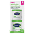 2026 NewCetaphil Moisturizing Cream Ultimate with Prebiotic Aloe, Very Dry to Dry Sensitive Skin, 20 oz + 16 oz, 2-pack