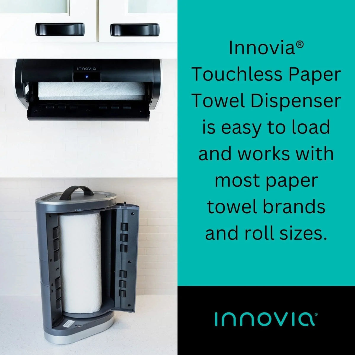 2026 NewInnovia touchless paper towel dispenser for the worktop in white