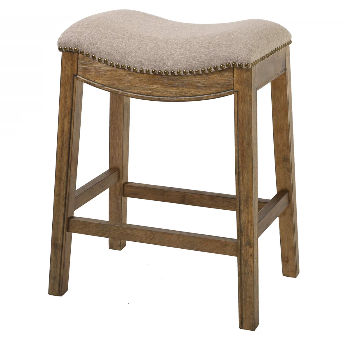2026 NewNew Ridge Home Goods 26" Saddle Wood Counter Height Stool Weathered Natural