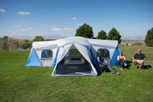2026 NewFamily cabin tent for 16 people with 3 rooms and 3 entrances