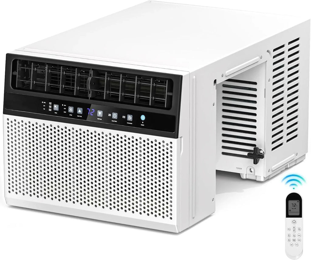 2026 NewAntarctic Star 12,000 BTU U-shaped window air conditioner, cools rooms up to 550 square feet with 6 modes, 24-hour timer, ultra-quiet window air conditioner