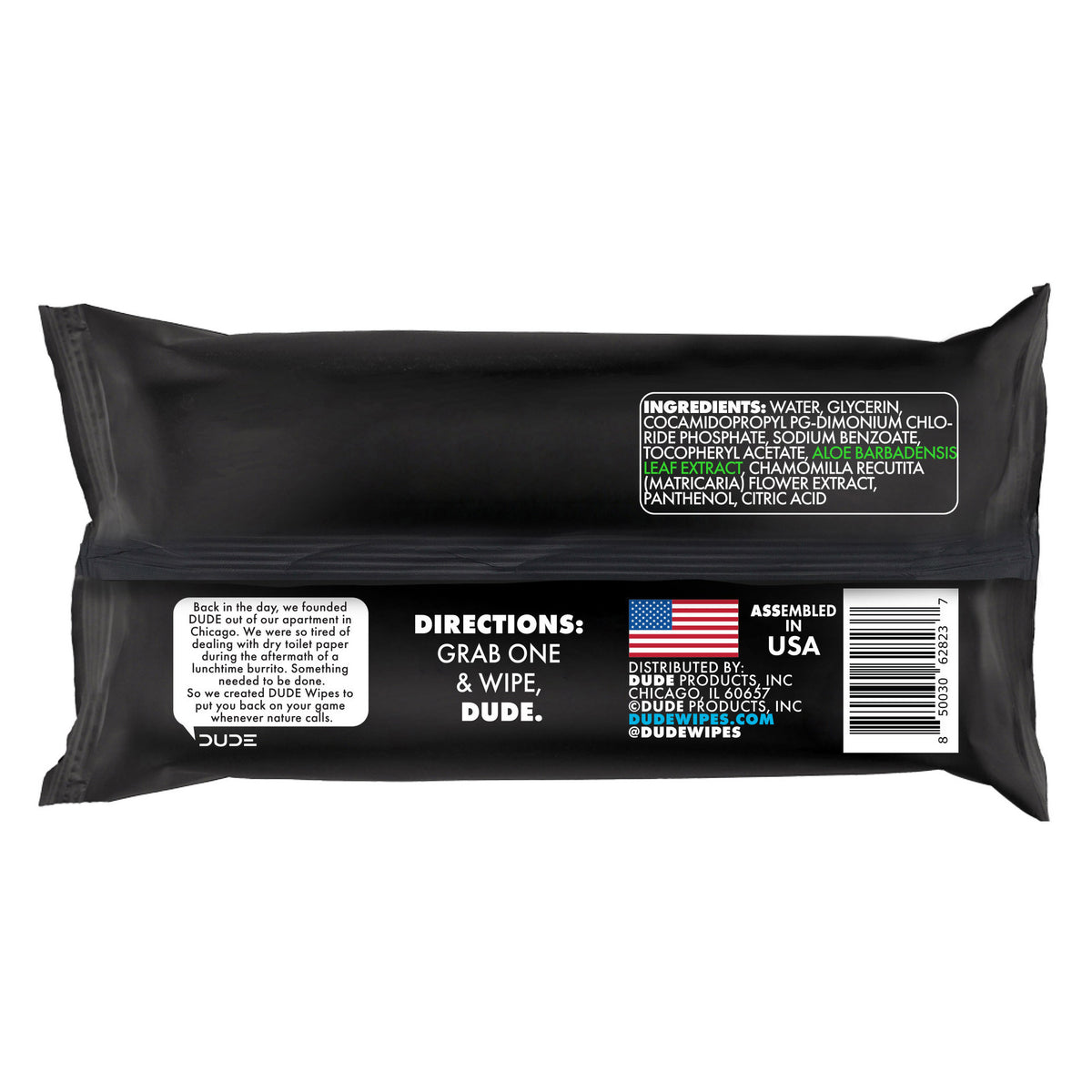 2026 NewDUDE Wipes Fragrance-Free + Moisturizing XL Flushable Wipes, 480 Wipes