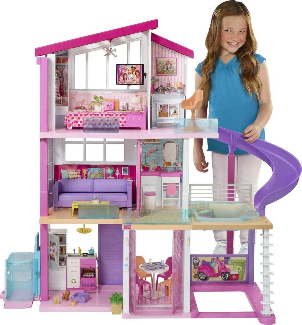 2026 NewBarbie DreamHouse Dollhouse with elevator, pool, lighting and over 70 accessories – 3-story playset