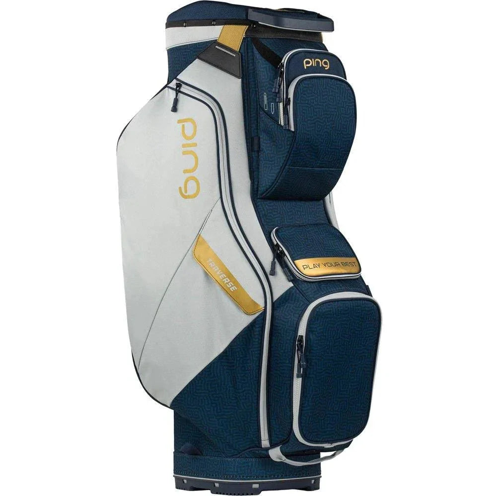 2026 NewPing Traverse Cart Bag - Black White