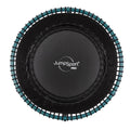2026 NewJumpSport 350 Pro Fitness 39" Cardio Workout Indoor Trampoline, Teal/Black