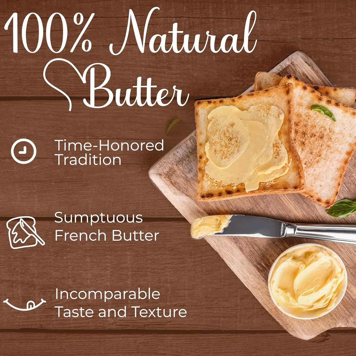 2026 NewBeurdell Canned French Butter �C 100% Natural Salted Pasteurized Real Butter | Long Shelf Life Emergency Survival Food | Great for Cooking, Baking, RV & Camping | Pull Top Lid | Pack of 24 | France