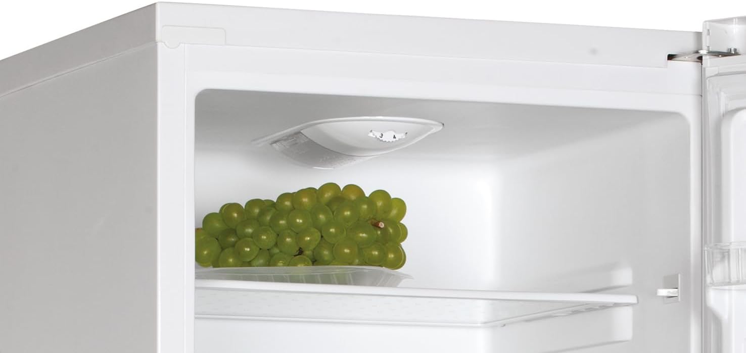 2026 Candy CCG1S 518EW - Frigorífico Combi, Ancho 55cm, Altura 1,80m, 252L, Cajón Verdulero, Control Mecánico de la temperatura, Iluminación LED, Puerta Reversible, 41DB, Blanco