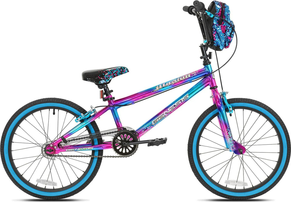 2026 NewGenesis 20 Illusion Girls Bike, Blue/Purple