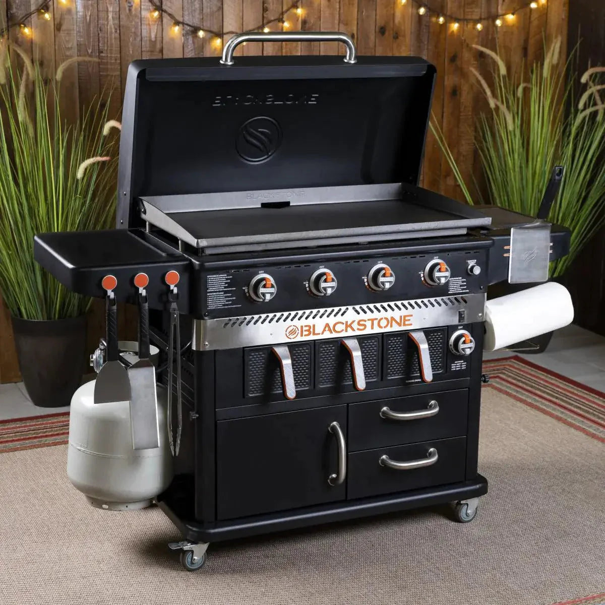 2026 NewBlackstone 4-burner hob and air fryer combination – 36 inch