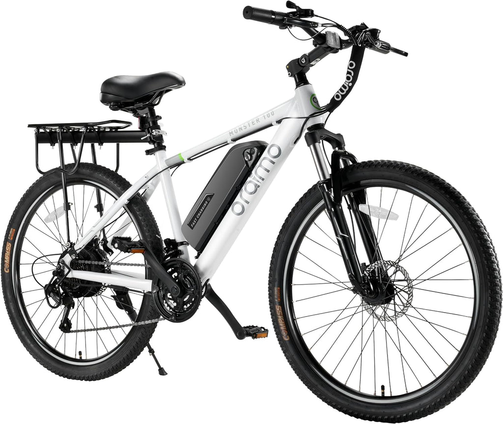 2026 Bicicleta eléctrica todoterreno para adultos Oraimo Monster 100 – Motor BAFANG 350W (pico 500W)