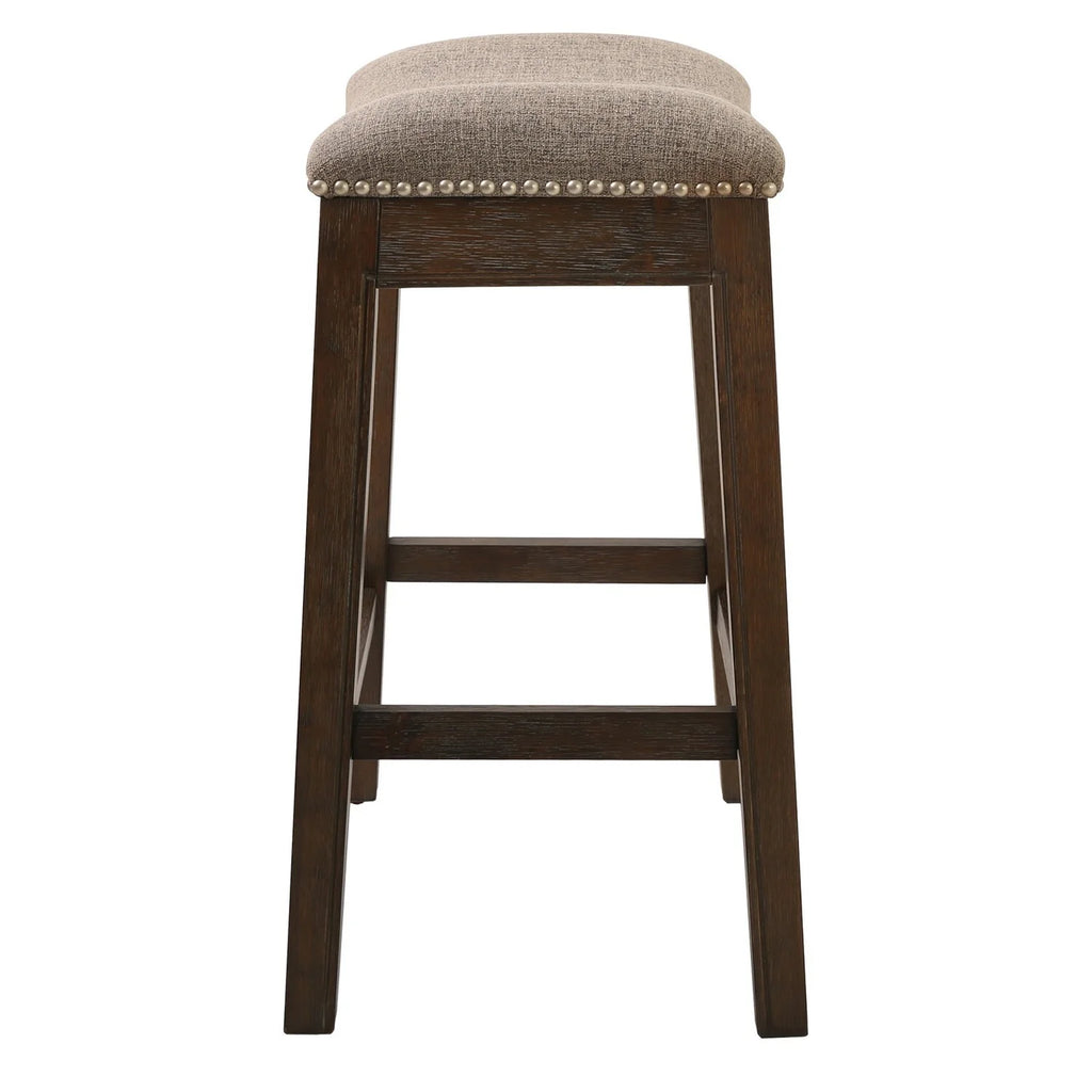 2026 NewNew Ridge Home Goods 26" Saddle Wood Counter Height Stool Weathered Natural