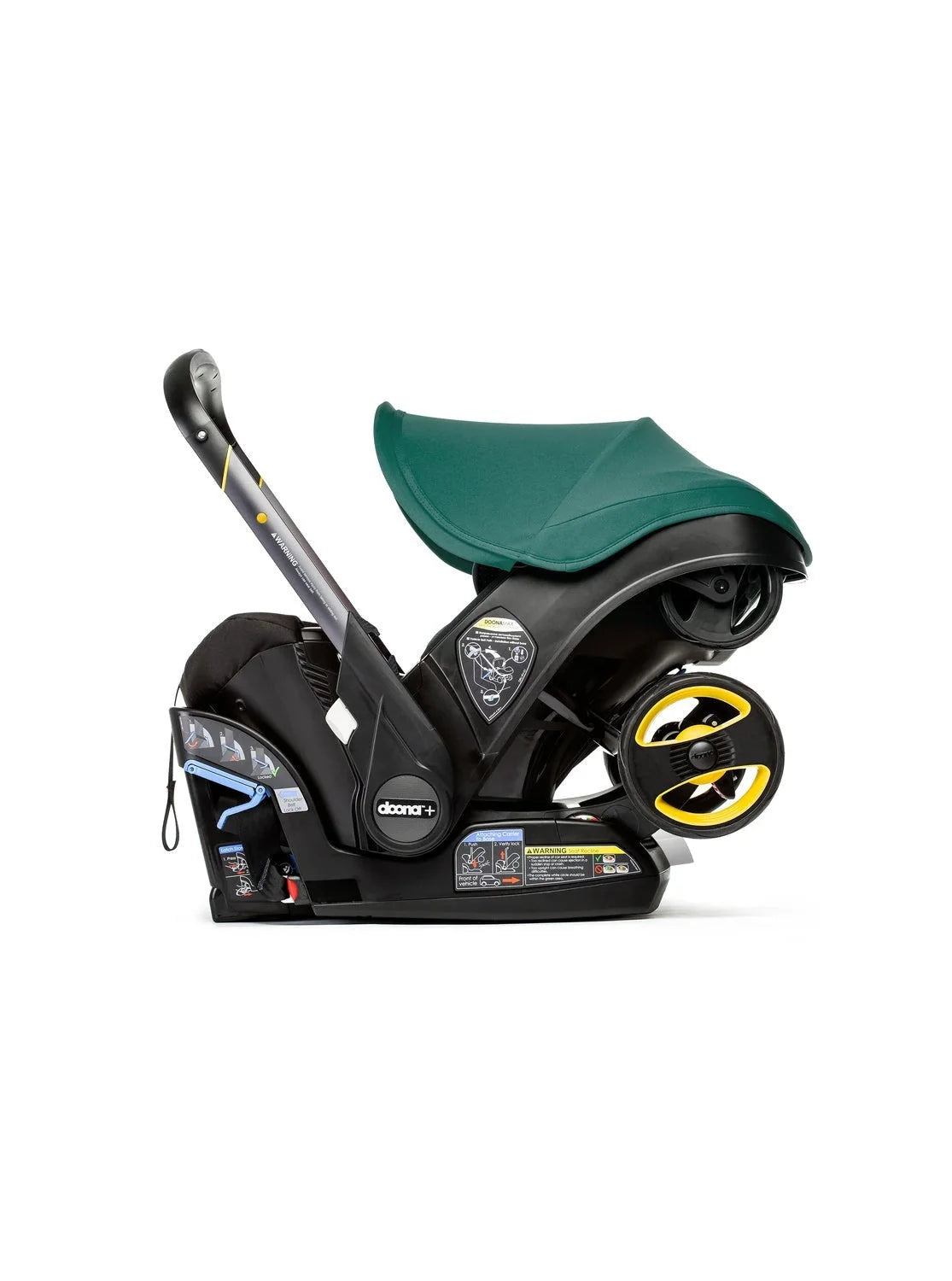 2026 NewStroller combination consisting of infant car seat and LATCH base (model year 2025) – Midnight Edition | From car to stroller in seconds, airplane-compatible, including accessory bag
