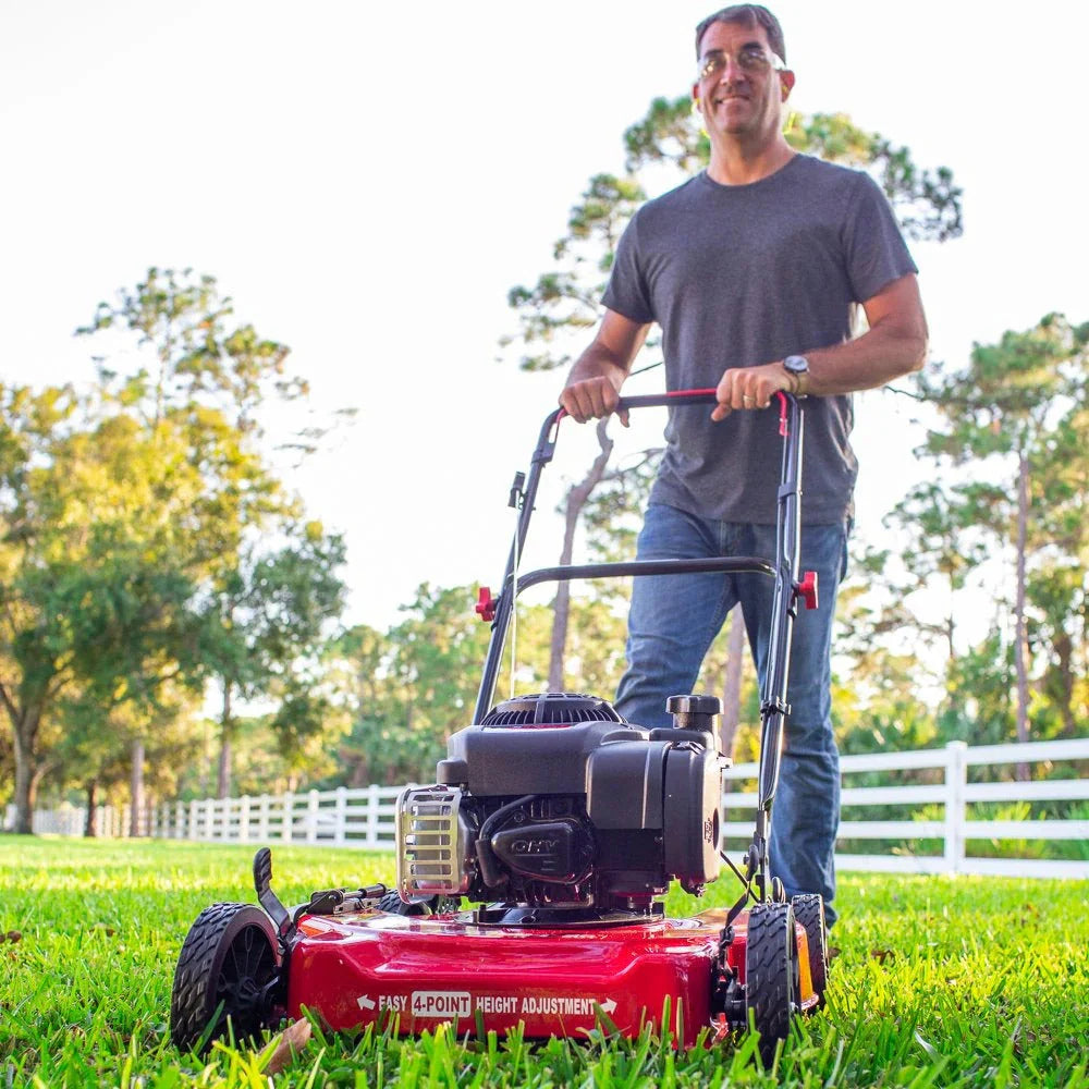 2026 New20-inch petrol lawnmower with 125cc displacement and Briggs & Stratton engine