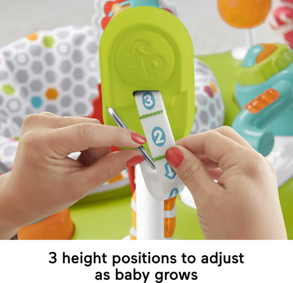 2026 NewFisher-Price Baby Bouncer Fitness Fun Folding Jumperoo Infant Activity Center with Lights &amp; Music. Unisex