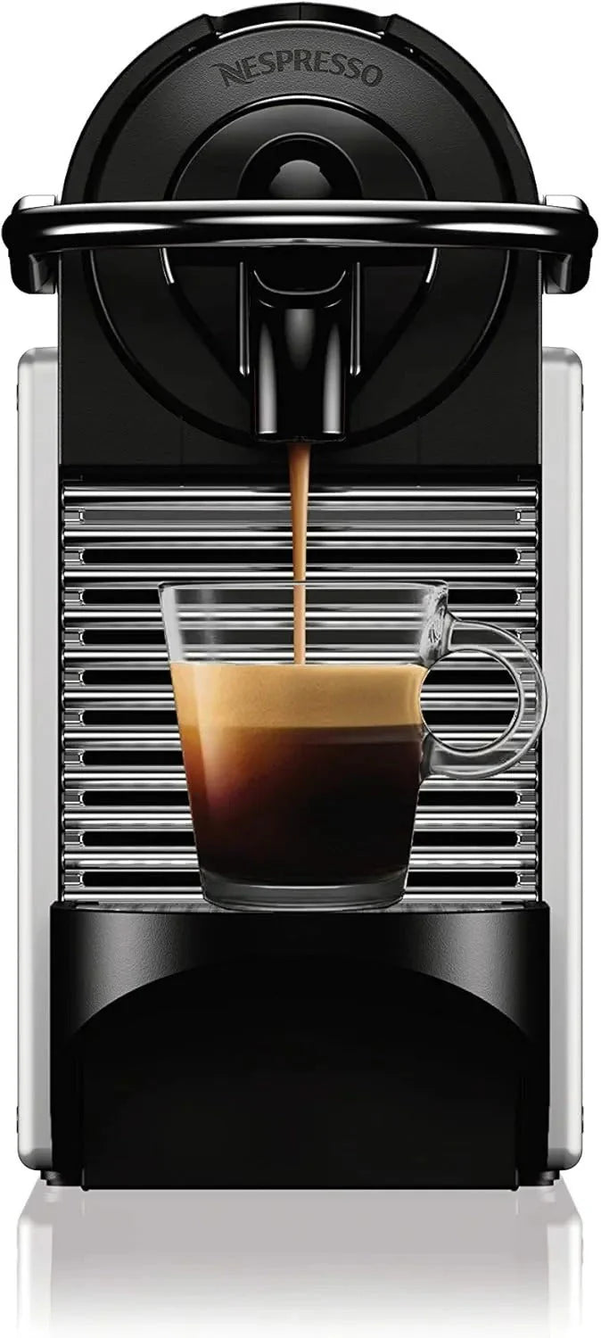 2026 NewNespresso Pixie espresso machine by De’Longhi, 19-bar pump, compact aluminum design, silver, 1100 ml
