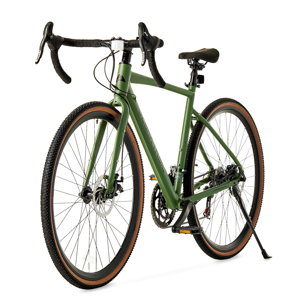 2026 New700c Ozark Trail G.1 Explorer Drop Bar Gravel Bike, Medium Frame, Fits Riders 5'5" - 5'10", Green, Adult