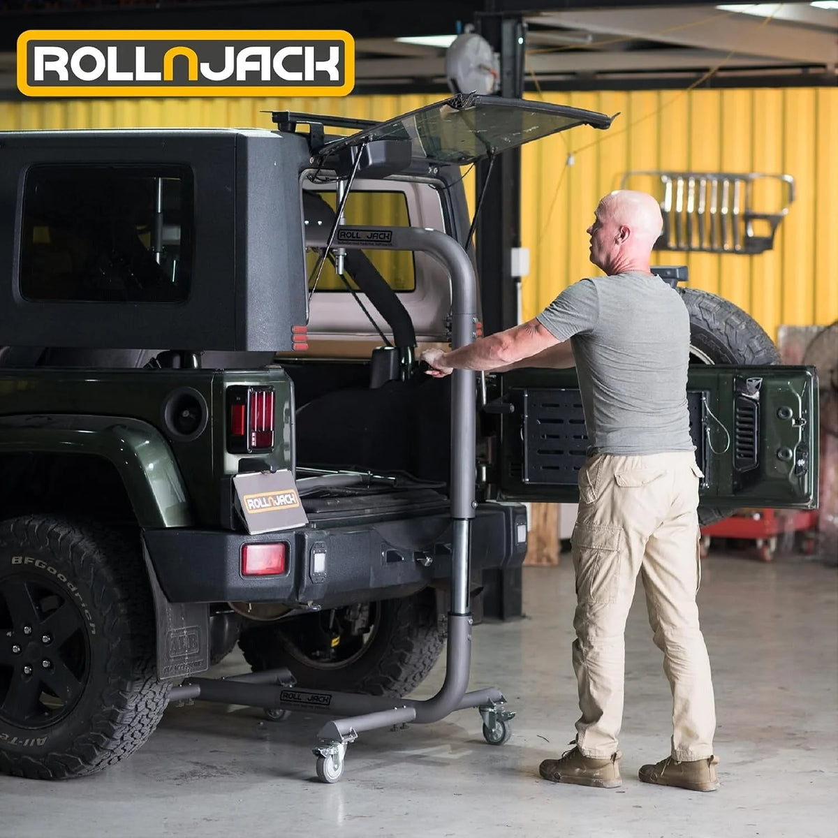 2026 NewHardtop removal jack for Jeep Wrangler, one-person system