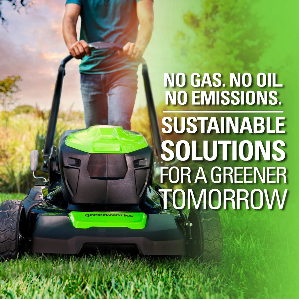 2026 New80V Battery-Powered Lawn Mower, 53 cm (21 inch), Self-Propelled, Brushless | Greenworks