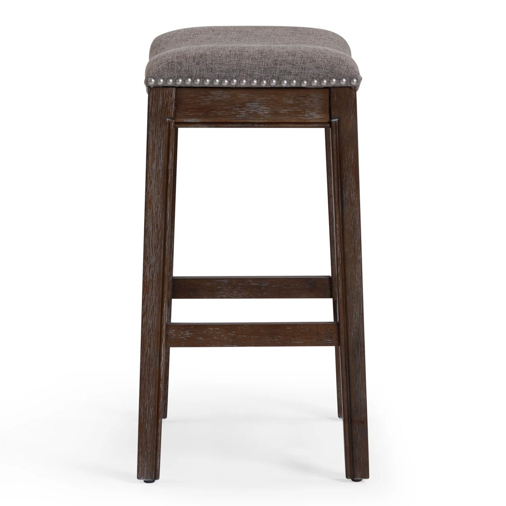 2026 NewNew Ridge Home Goods 26" Saddle Wood Counter Height Stool Weathered Natural