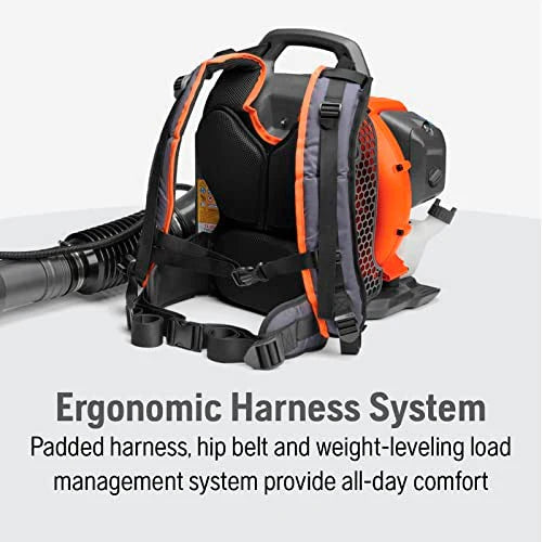 2026 NewHusqvarna 150BT Petrol Leaf Blower with Backpack, 51 cc, 2.16 hp, 765 CFM, 270 MPH, Ergonomic Design