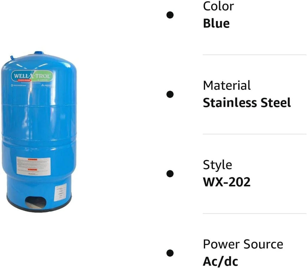 2026 NewAmtrol Well-X-Trol WX-202 pressure vessel, high-strength steel, polypropylene lining, for private use