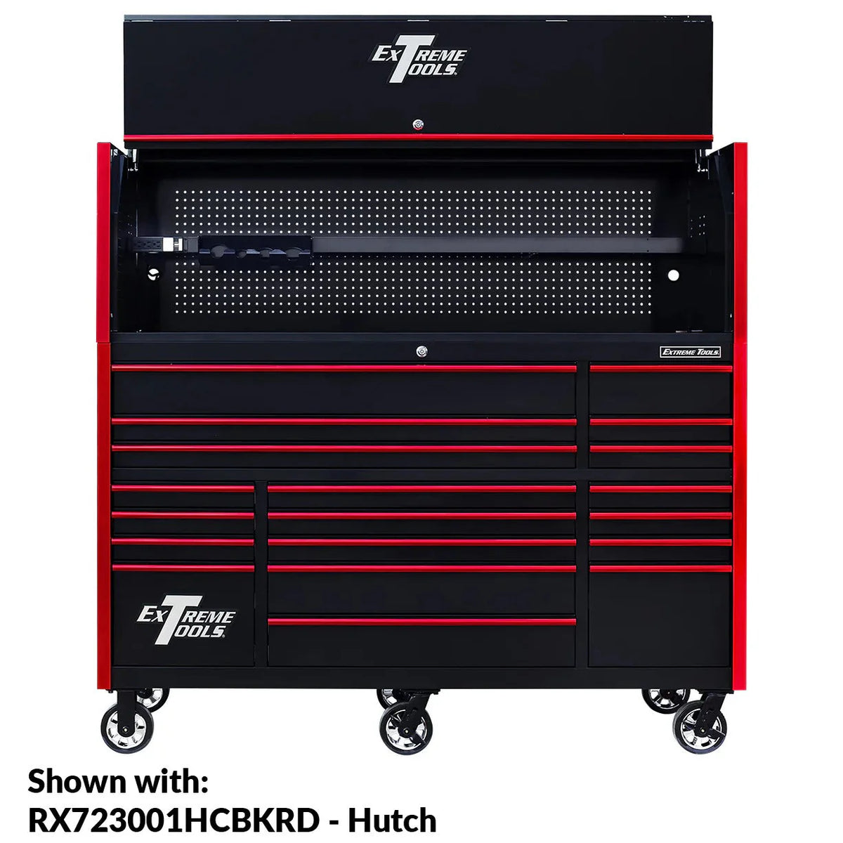 2026 NewExtreme Tools RX250 Series 72-inch x 30-inch Rolling Cart – 19 Drawers – 250 lb Drawer Slides