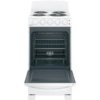2026 New20-inch electric oven with 4 cooking zones, freestanding, in white