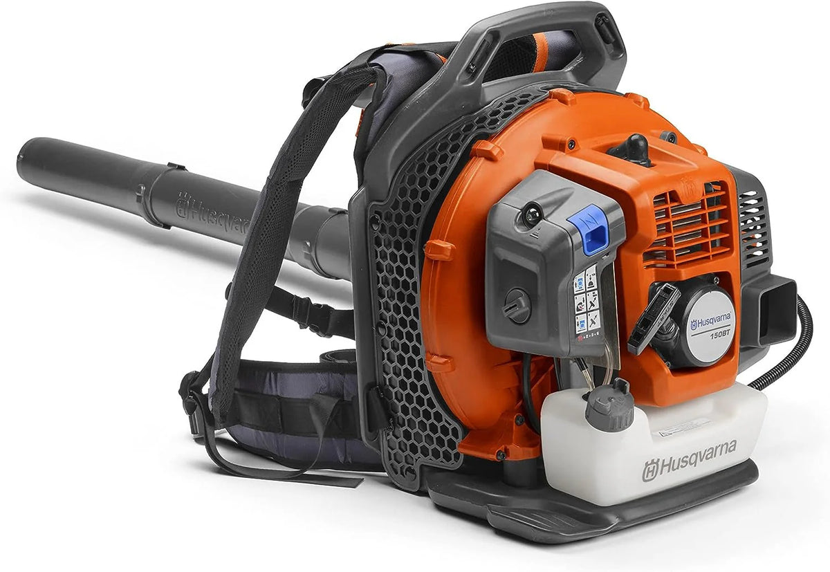 2026 NewHusqvarna 150BT Petrol Leaf Blower with Backpack, 51 cc, 2.16 hp, 765 CFM, 270 MPH, Ergonomic Design