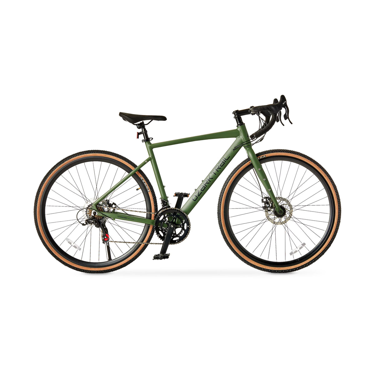 2026 New700c Ozark Trail G.1 Explorer Drop Bar Gravel Bike, Medium Frame, Fits Riders 5'5" - 5'10", Green, Adult