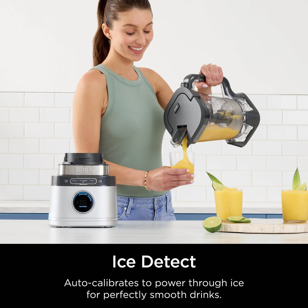 2026 NewNinja Detect Kitchen System Power Blender + Processor with Blend Sense Technology, Silver, TB400