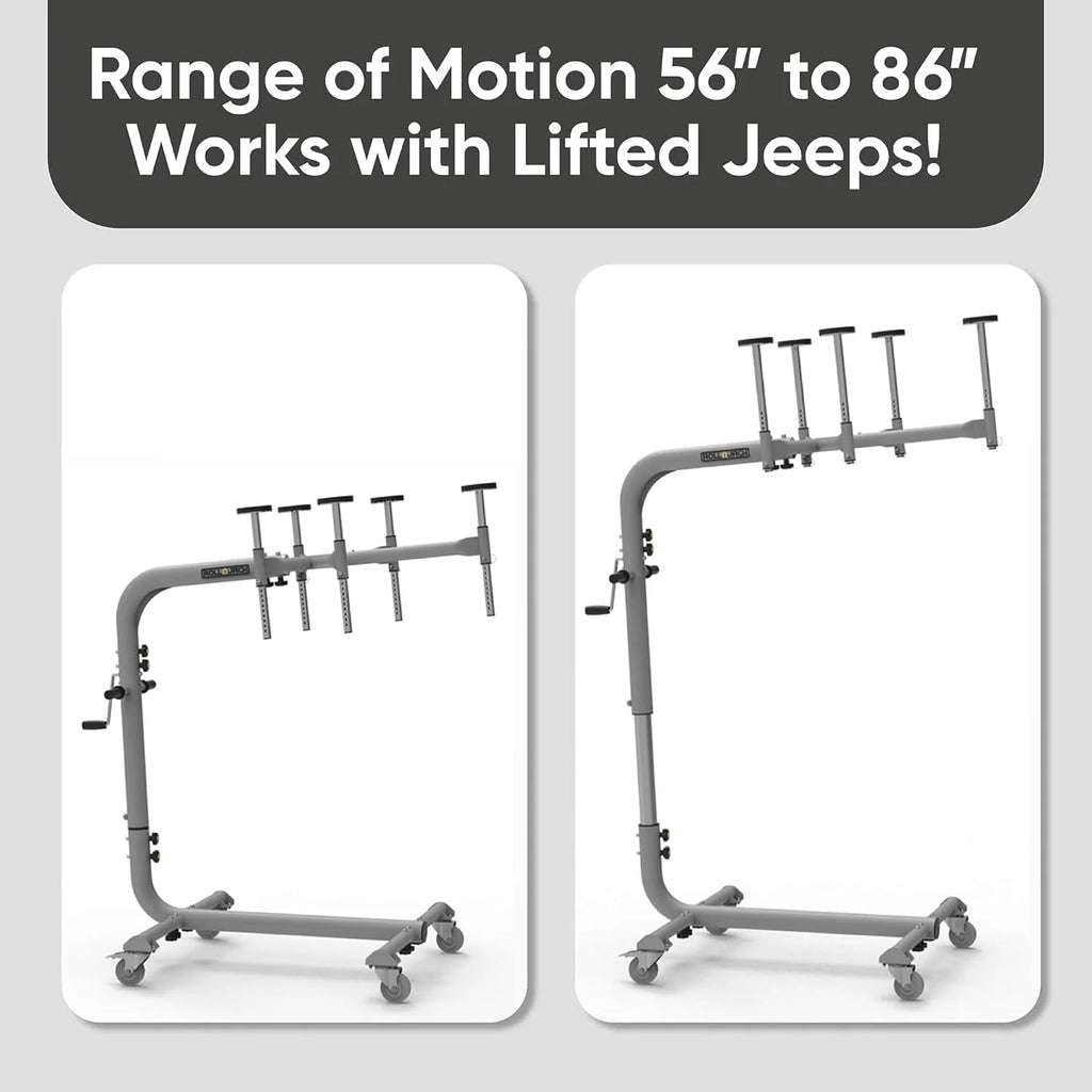 2026 NewHardtop removal jack for Jeep Wrangler, one-person system