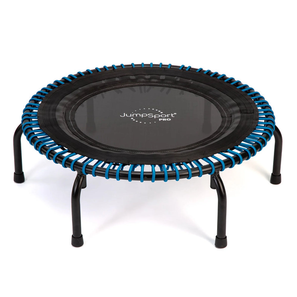 2026 NewJumpSport 350 Pro Fitness 39" Cardio Workout Indoor Trampoline, Teal/Black