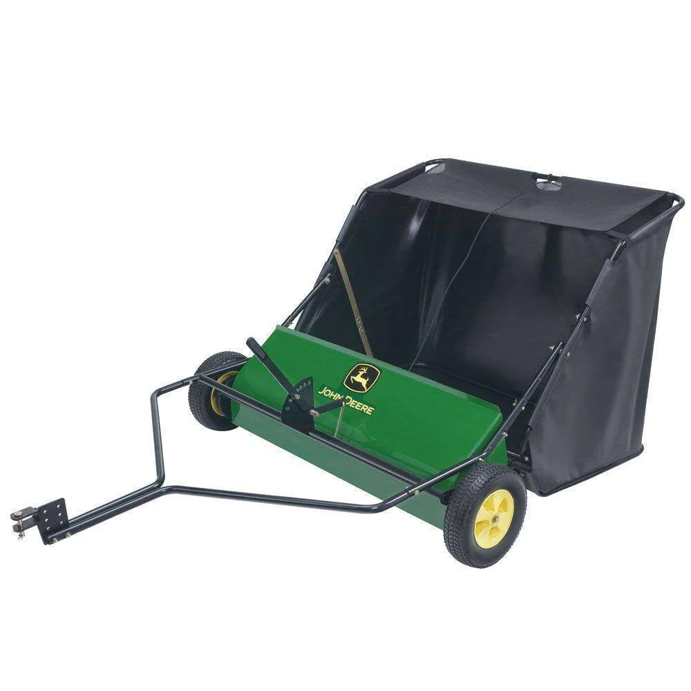 2026 NewJohn Deere 42″ trailed lawn sweeper, 24 cubic foot capacity, adjustable brushes