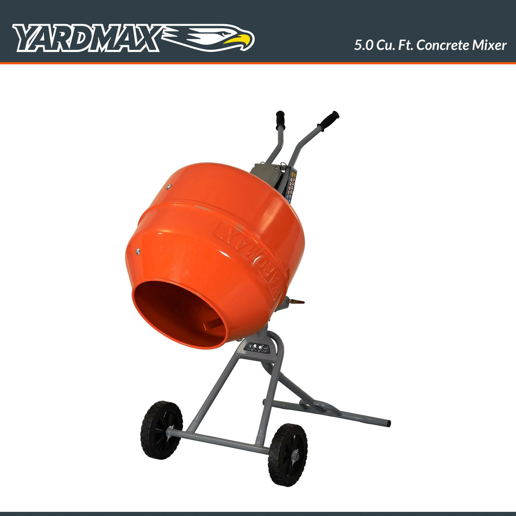 2026 NewYARDMAX YM0146 5.0 cu ft CONCRETE MIXER