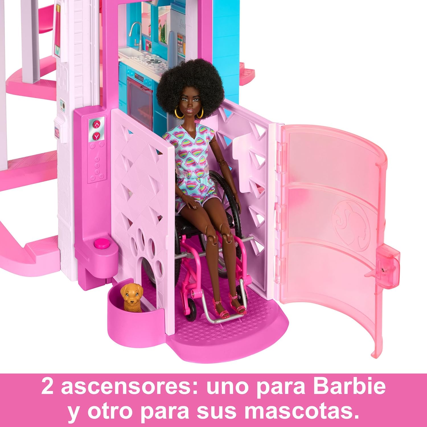 2026 Barbie Dreamhouse 2023 Casa para muñecas de juguete de 3 plantas con +75 muebles y accesorios, +3 años (Mattel HMX10)