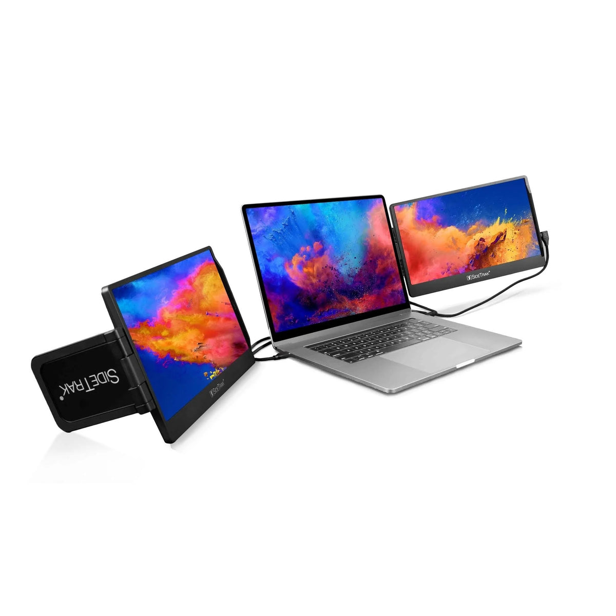 2026 NewSideTrak Swivel Triple Portable 12.5x22 Monitor 2-Pack - Black 82868419