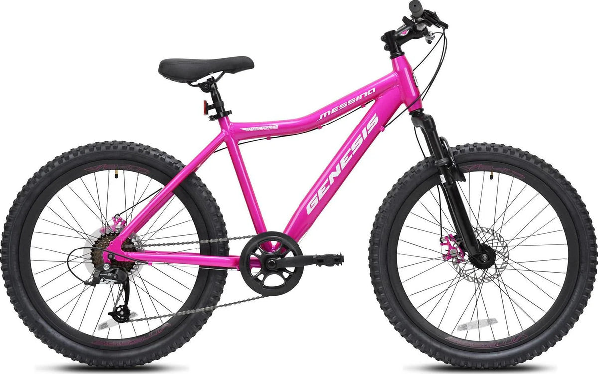2026 NewGenesis 24 In. Messina Ladies Mountain Bike, Pink