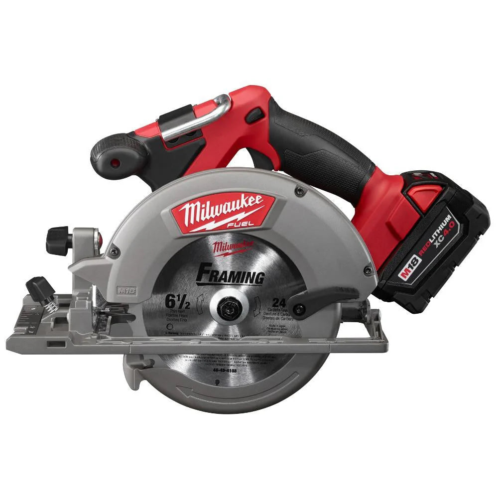 2026 NewMilwaukee M18 FUEL 18-Volt Lithium-Ion Battery Combo Set (10-piece) with brushless motor, 2025, including 2 x 5.0 Ah batteries, charger and 2 tool bags.