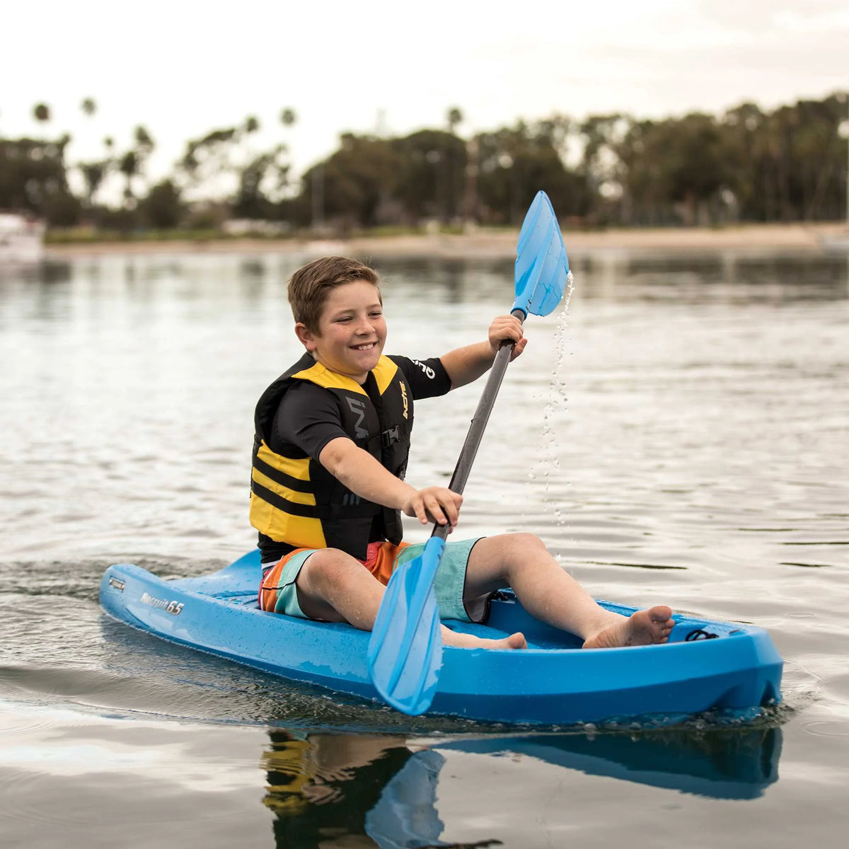 2026 NewLifetime Recruit 6.5 ft Youth Sit-on-Top Kayak, Lime Green (90765)